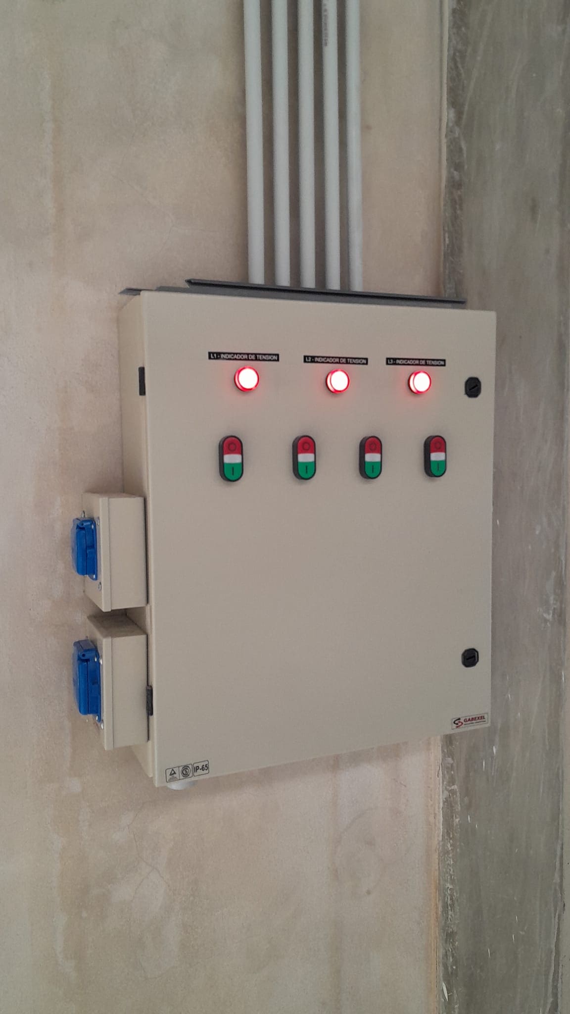 Peinado de cables y térmicas Schneider